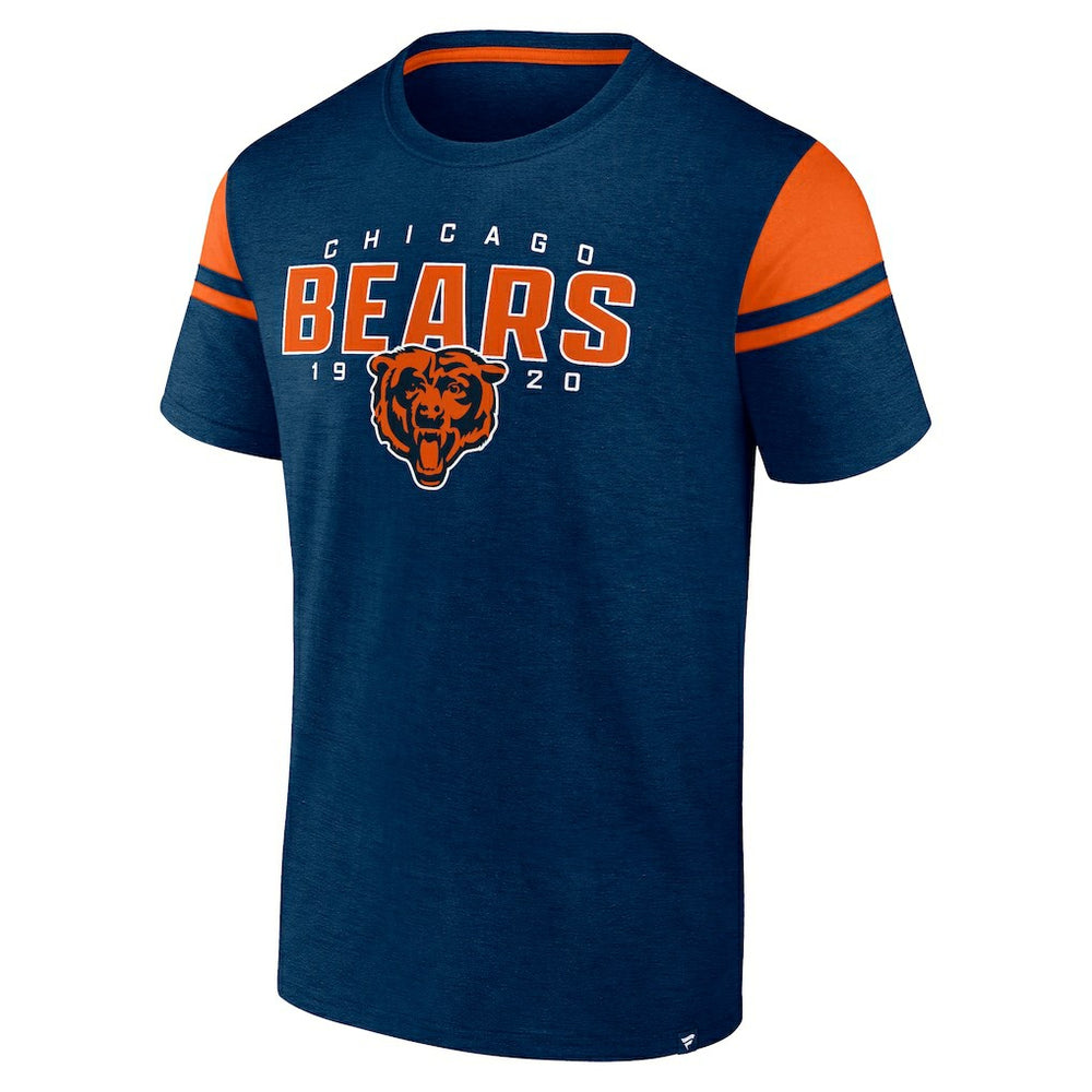 Fanatics Chicago Bears Old School Play Slub T-Shirt Navy