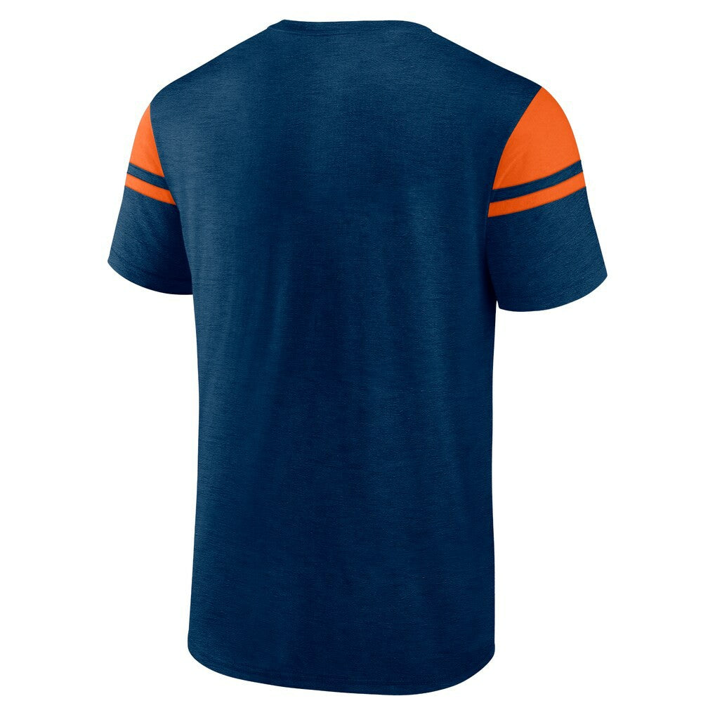 Fanatics Chicago Bears Old School Play Slub T-Shirt Navy