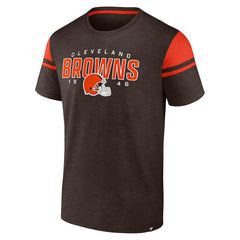 Fanatics Cleveland Browns Old School Play Slub T-Shirt Brown