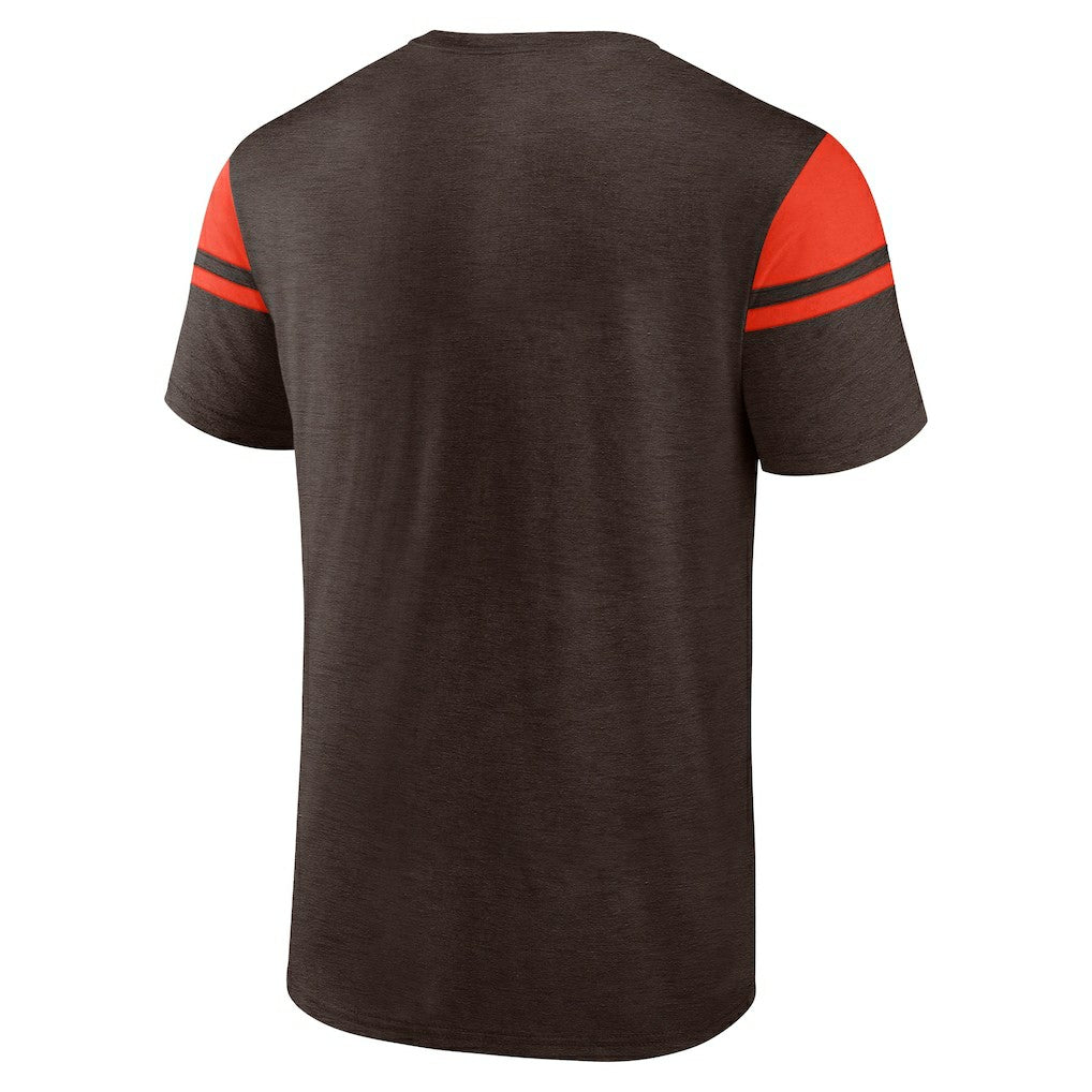 Fanatics Cleveland Browns Old School Play Slub T-Shirt Brown