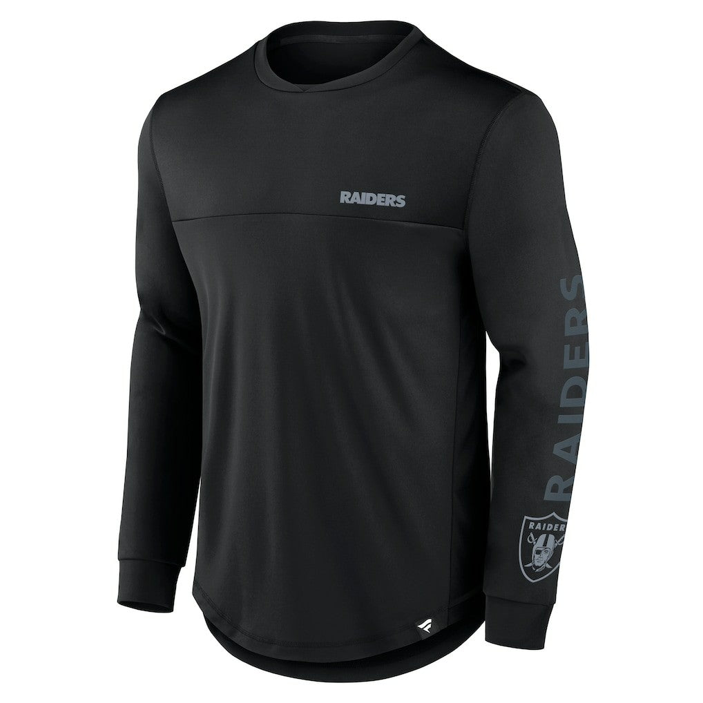 Fanatics Las Vegas Raiders Blackout Long Sleeve T-Shirt Black