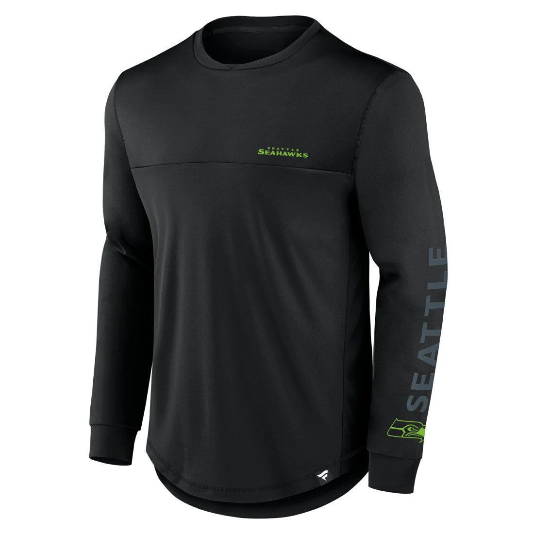 Fanatics Seattle Seahawks Blackout Long Sleeve T-Shirt Black