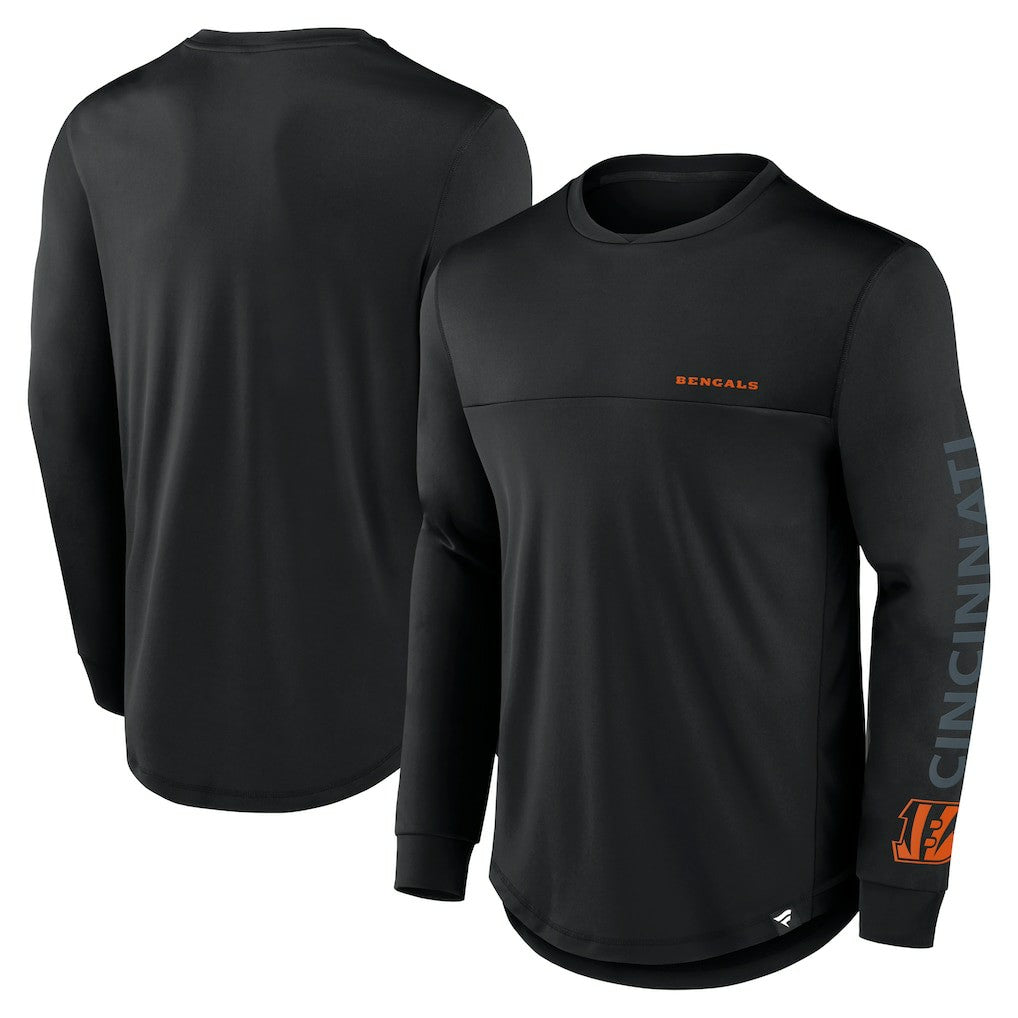 Fanatics Cincinnati Bengals Blackout Long Sleeve T-Shirt Black