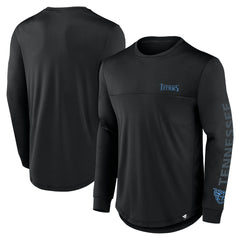 Fanatics Tennessee Titans Blackout Long Sleeve T-Shirt Black