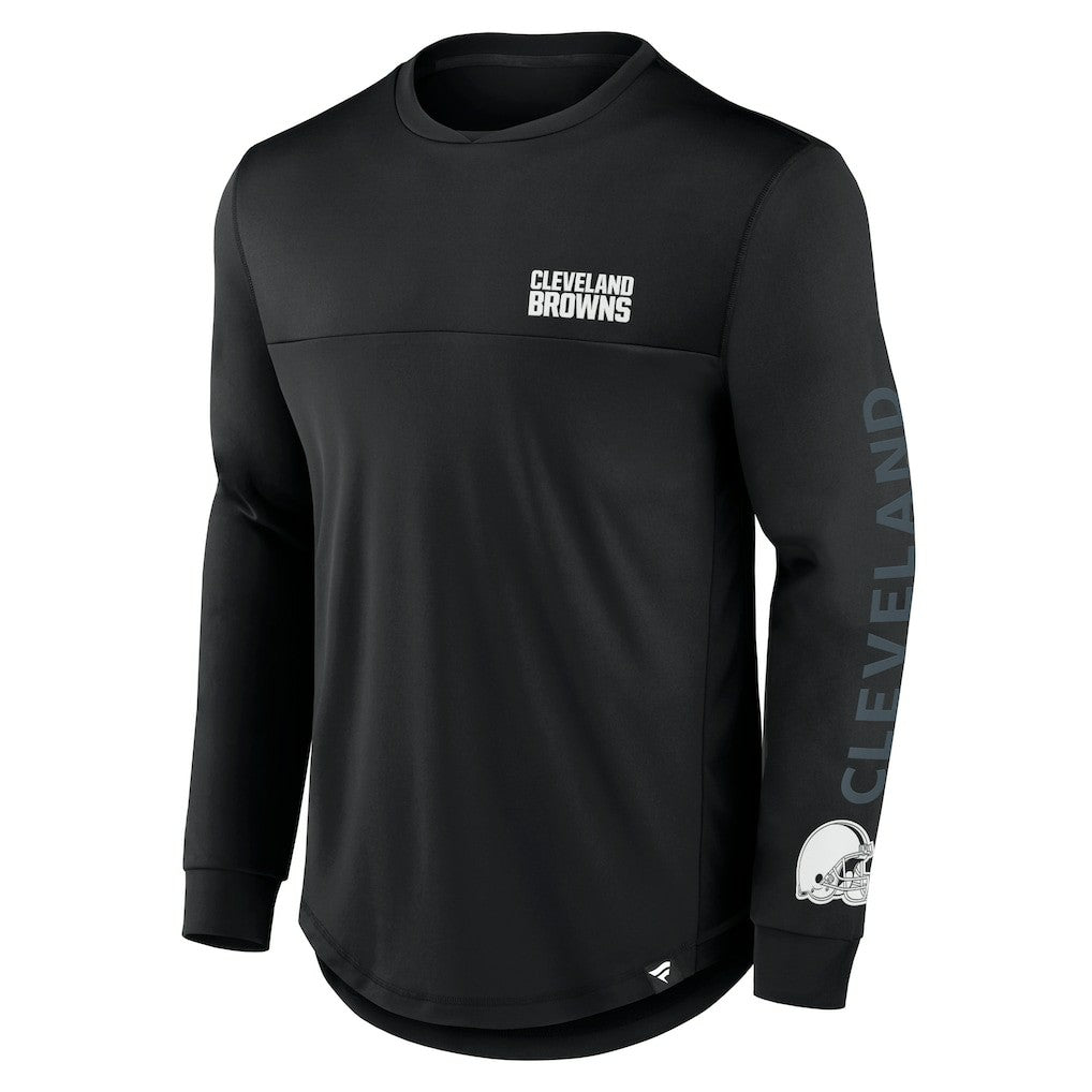 Fanatics Cleveland Browns Blackout Long Sleeve T-Shirt Black