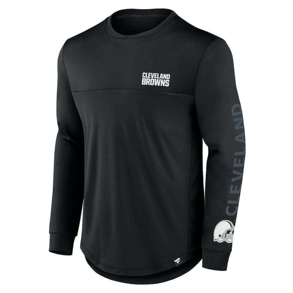 Fanatics Cleveland Browns Blackout Long Sleeve T-Shirt Black