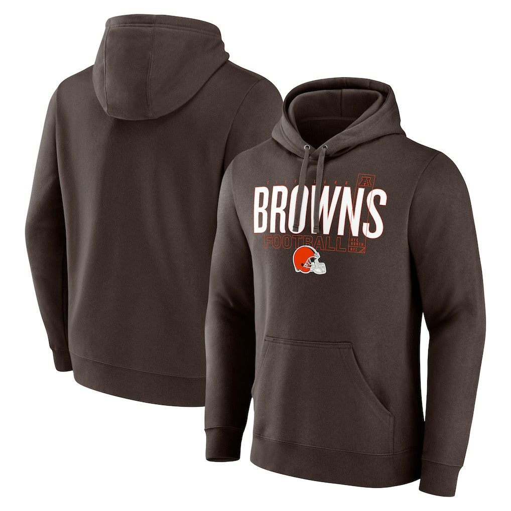 Fanatics Cleveland Browns Pylon Outline Pullover Hoodie Brown