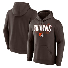 Fanatics Cleveland Browns Pylon Outline Pullover Hoodie Brown