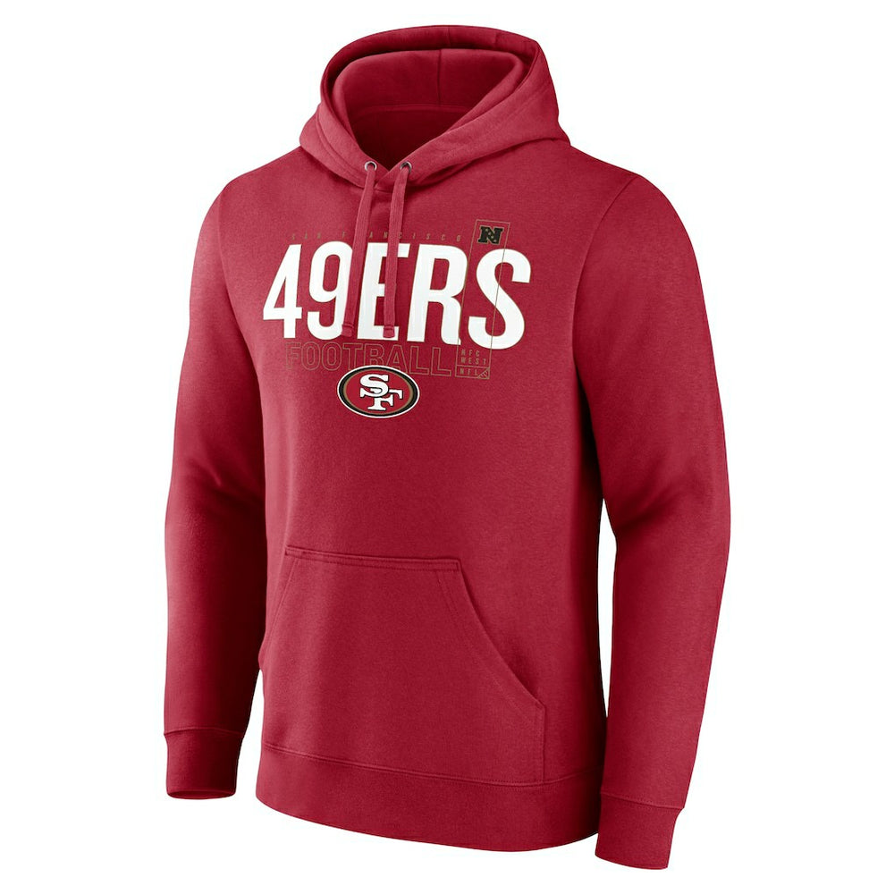 Fanatics San Francisco 49ers Pylon Outline Pullover Hoodie Scarlet