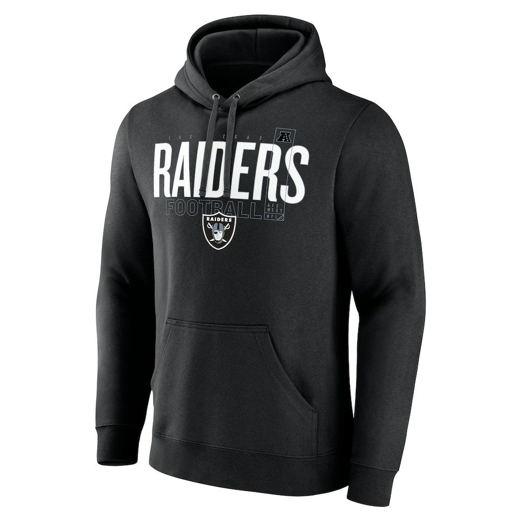 Fanatics Las Vegas Raiders Pylon Outline Pullover Hoodie Black