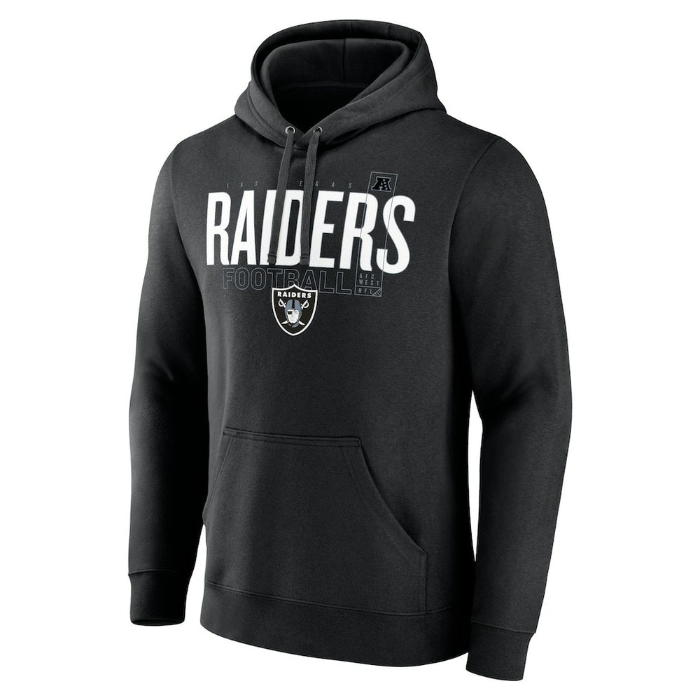 Fanatics Las Vegas Raiders Pylon Outline Pullover Hoodie Black