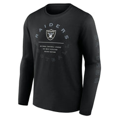 Fanatics Las Vegas Raiders Stat Sheet Long Sleeve T-Shirt Black