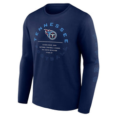 Fanatics Tennessee Titans Stat Sheet Long Sleeve T-Shirt Navy