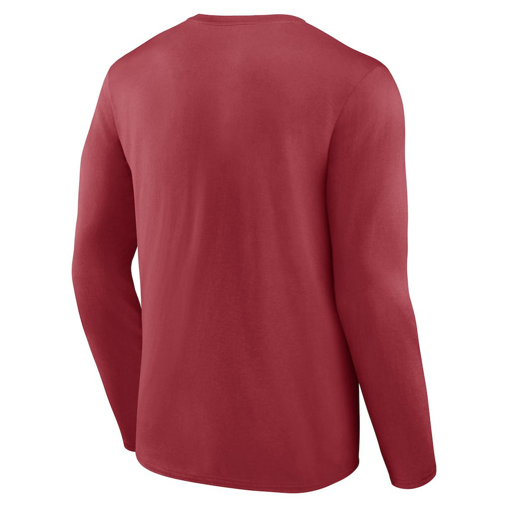 Fanatics Arizona Cardinals Stat Sheet Long Sleeve T-Shirt Cardinal
