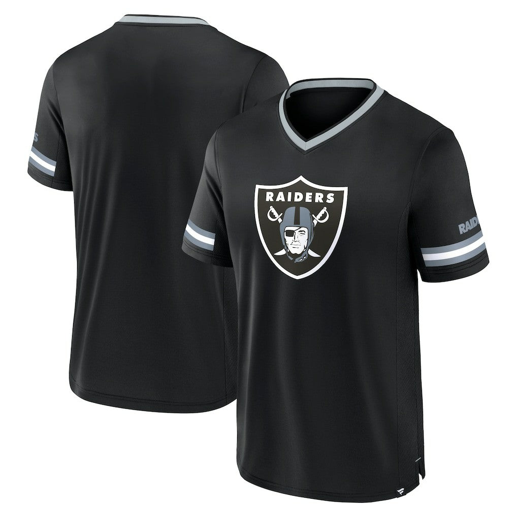 Fanatics Las Vegas Raiders Stripe Stacking T-Shirt Black