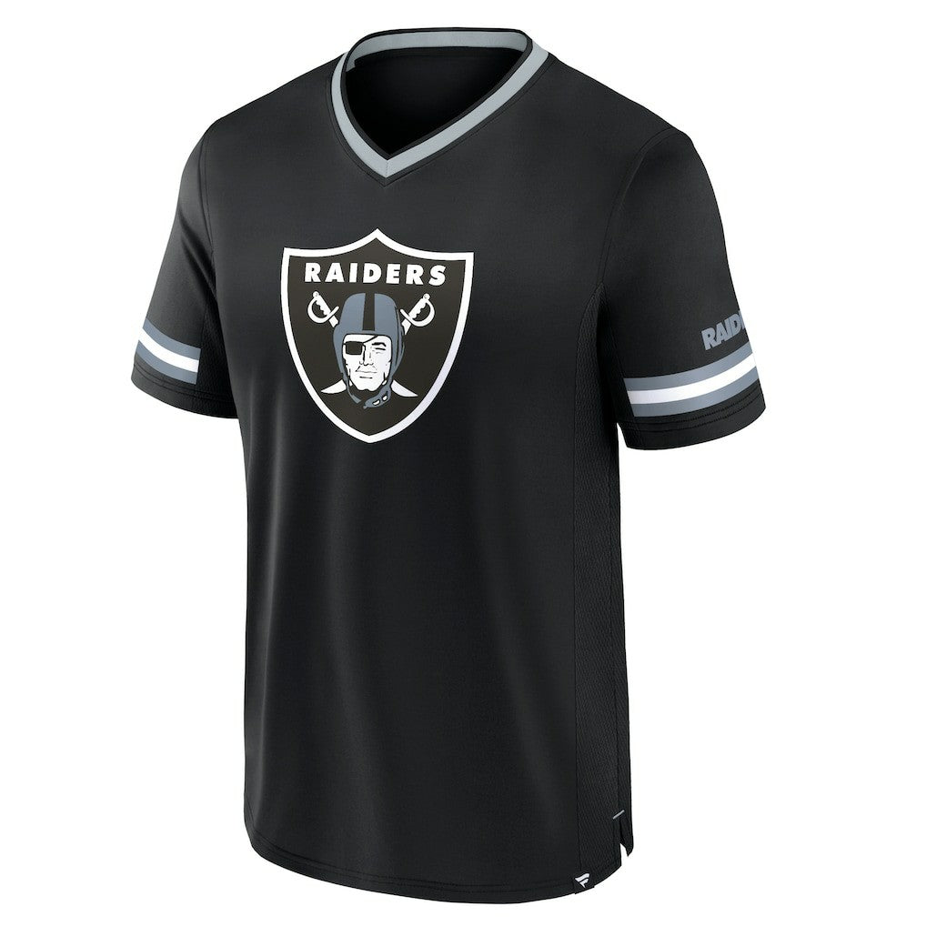 Fanatics Las Vegas Raiders Stripe Stacking T-Shirt Black