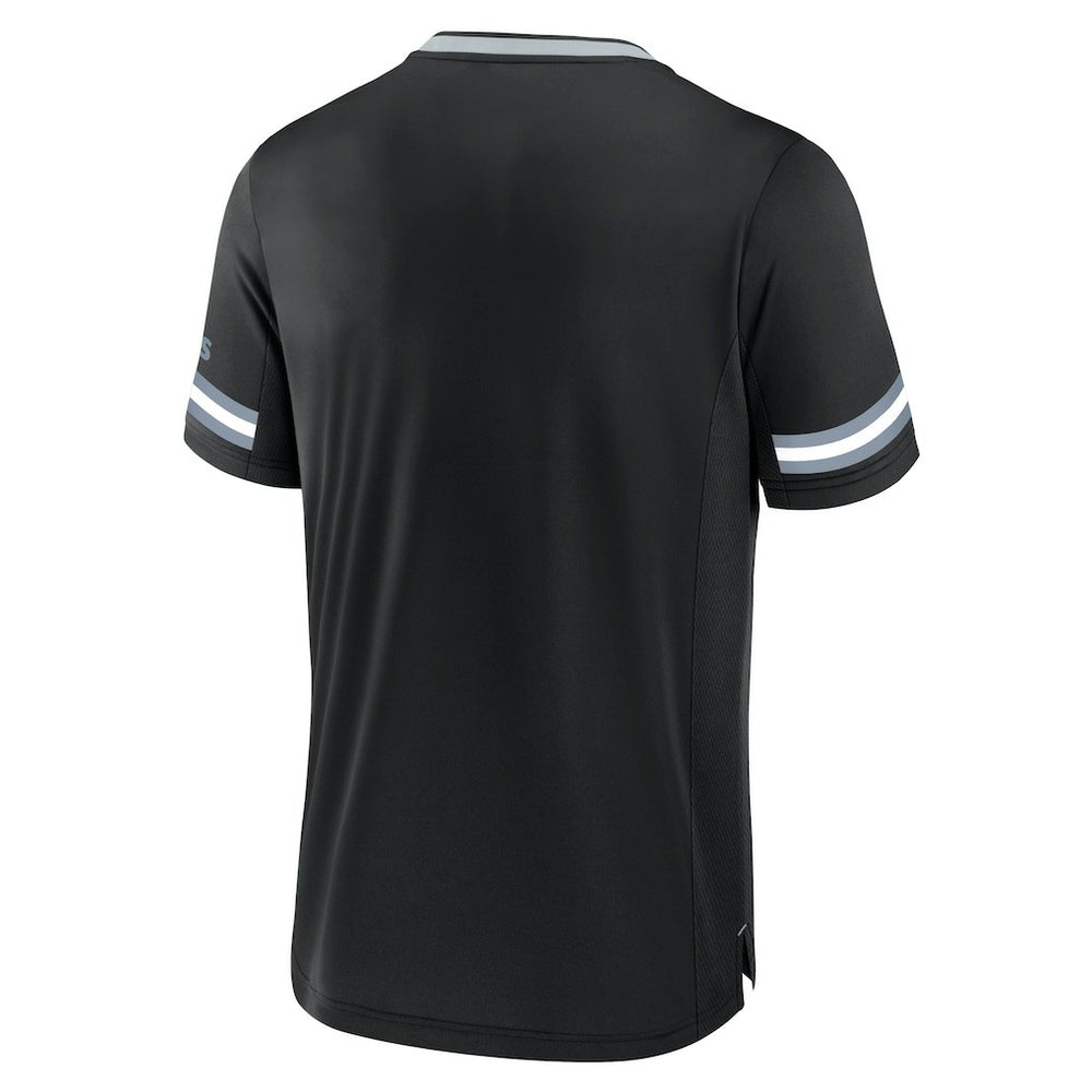 Fanatics Las Vegas Raiders Stripe Stacking T-Shirt Black