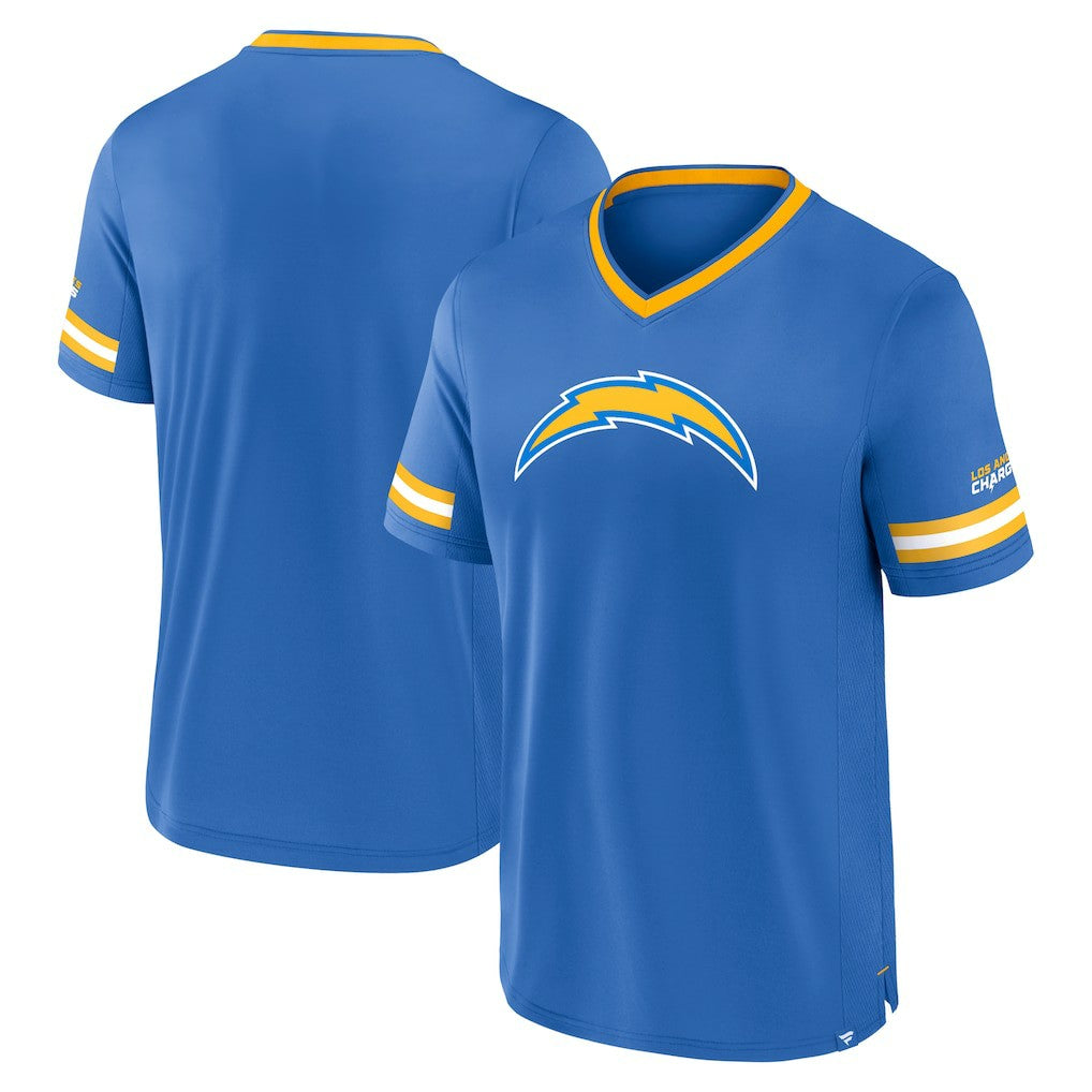 Fanatics Los Angeles Chargers Stripe Stacking T-Shirt Powder Blue