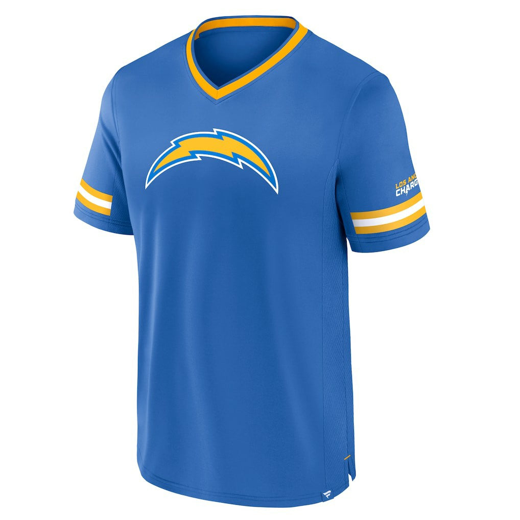 Fanatics Los Angeles Chargers Stripe Stacking T-Shirt Powder Blue