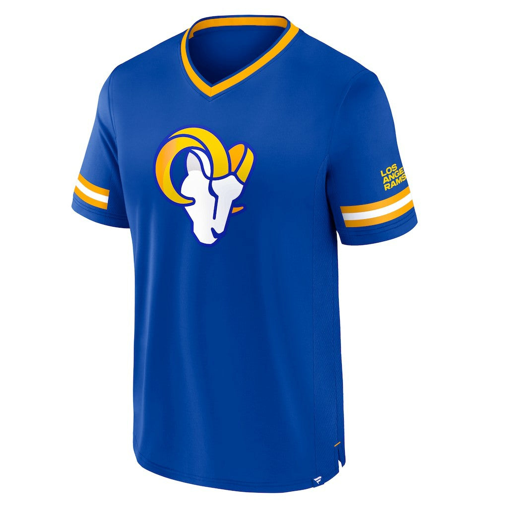Fanatics Los Angeles Rams Stripe Stacking T-Shirt Royal