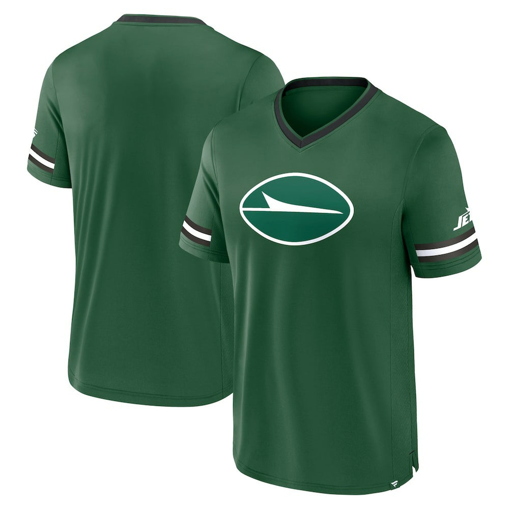Fanatics New York Jets Stripe Stacking T-Shirt Green