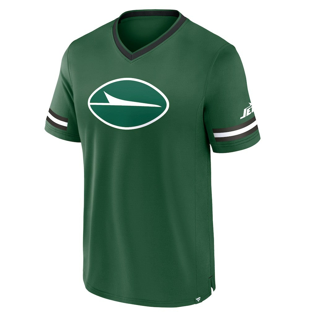 Fanatics New York Jets Stripe Stacking T-Shirt Green