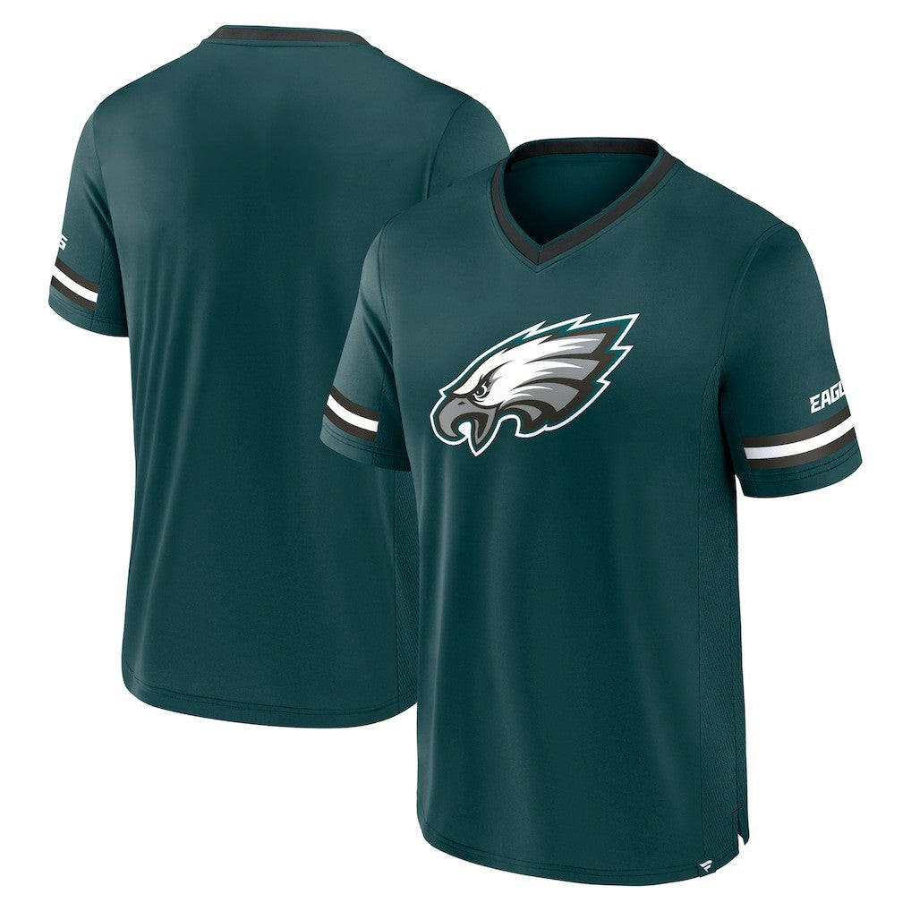 Fanatics Philadelphia Eagles Stripe Stacking T-Shirt Midnight Green