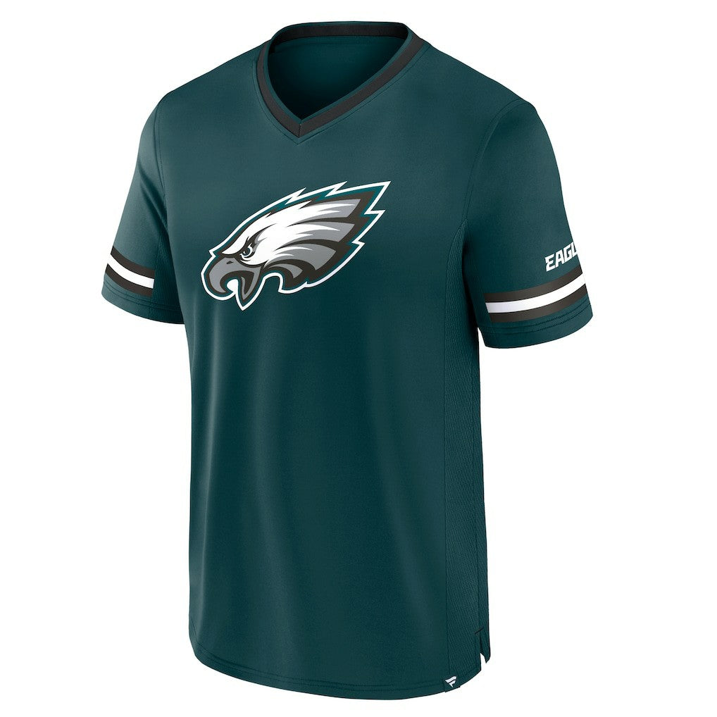 Fanatics Philadelphia Eagles Stripe Stacking T-Shirt Midnight Green