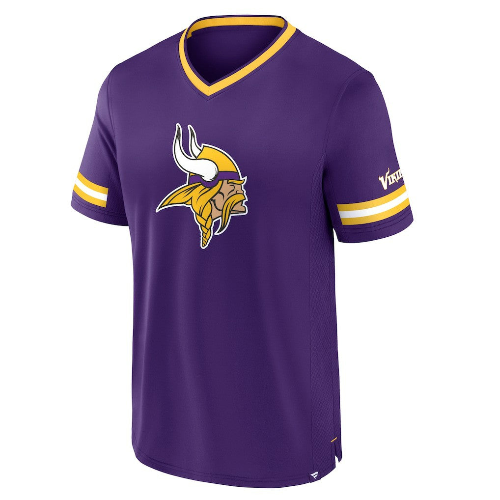 Fanatics Minnesota Vikings Stripe Stacking T-Shirt Purple