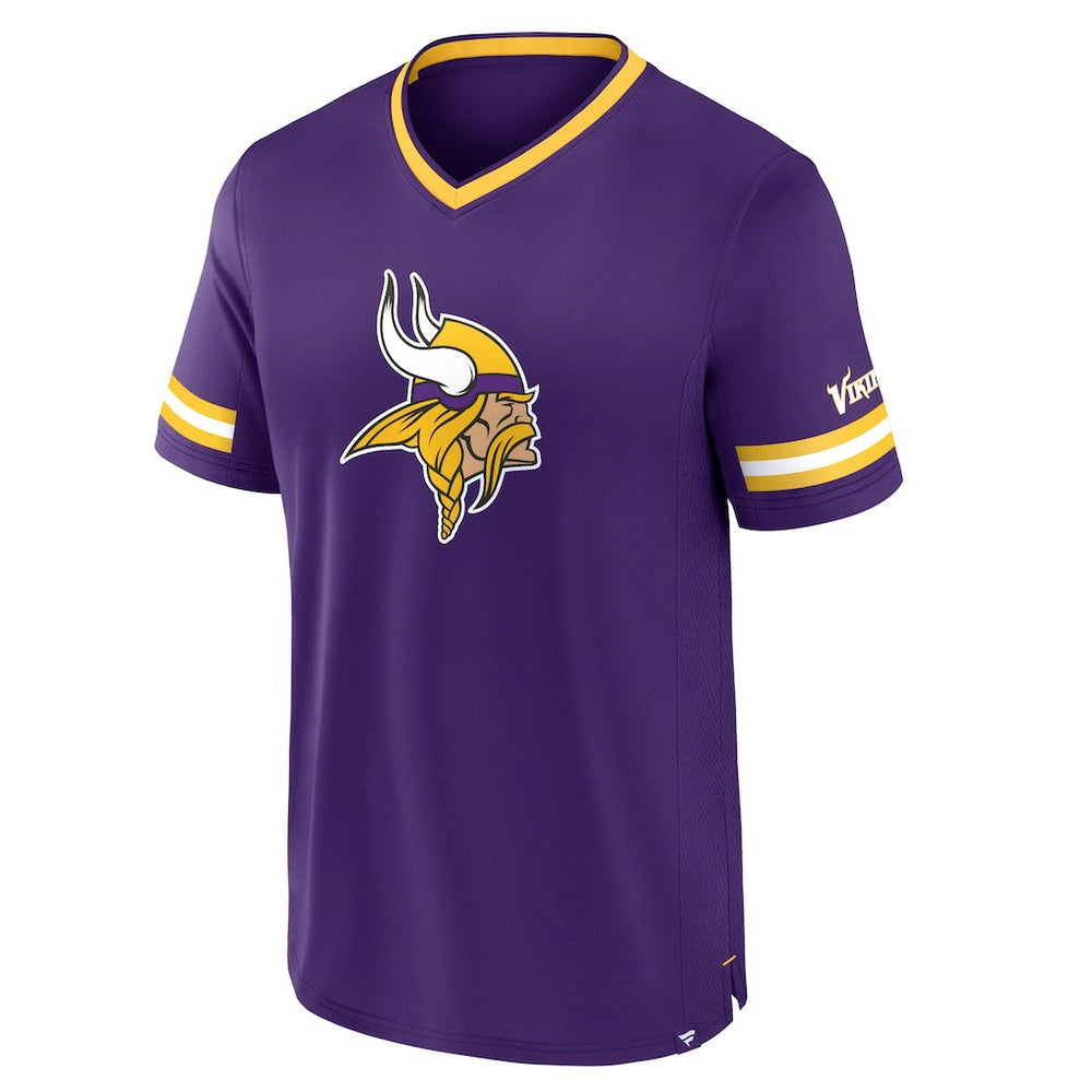 Fanatics Minnesota Vikings Stripe Stacking T-Shirt Purple