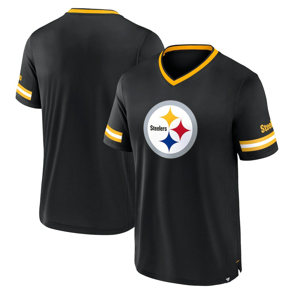 Fanatics Pittsburgh Steelers Stripe Stacking T-Shirt Black