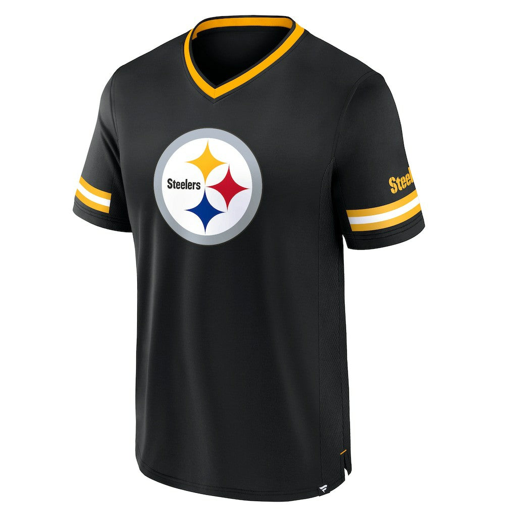 Fanatics Pittsburgh Steelers Stripe Stacking T-Shirt Black