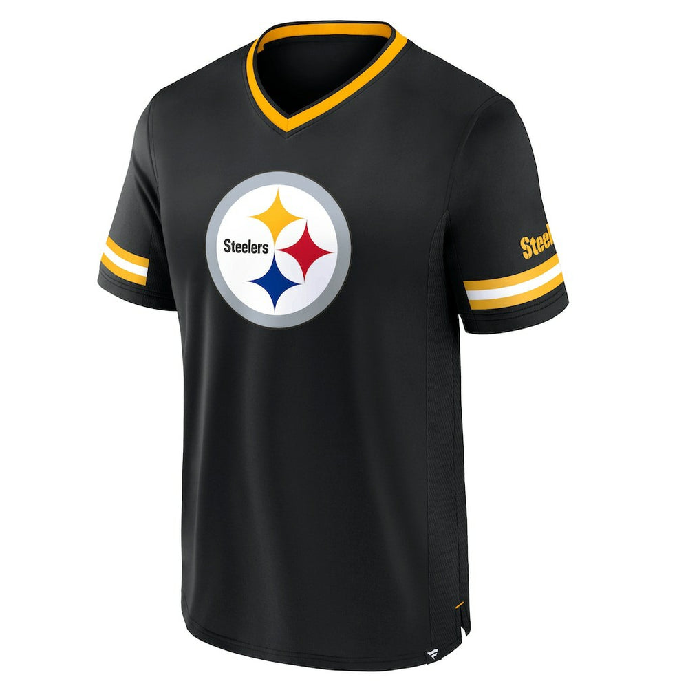 Fanatics Pittsburgh Steelers Stripe Stacking T-Shirt Black