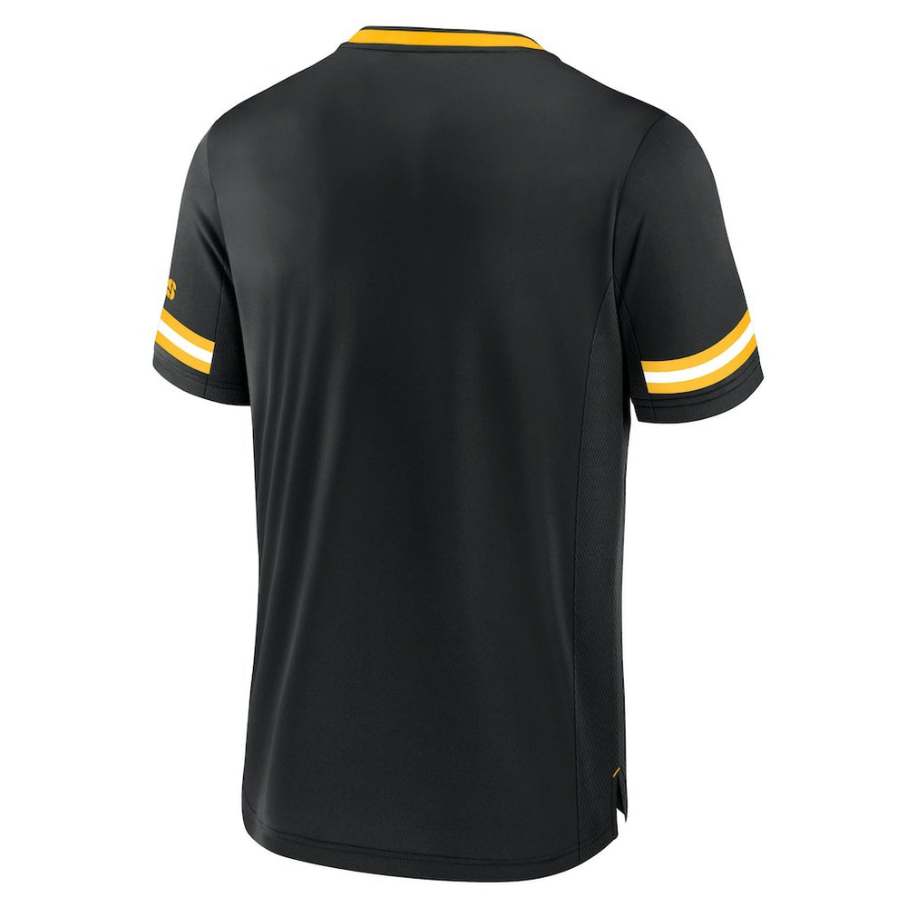 Fanatics Pittsburgh Steelers Stripe Stacking T-Shirt Black