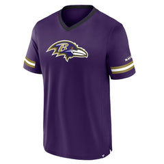 Fanatics Baltimore Ravens Stripe Stacking T-Shirt Purple