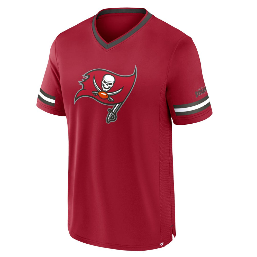 Fanatics Tampa Bay Buccaneers Stripe Stacking T-Shirt Red
