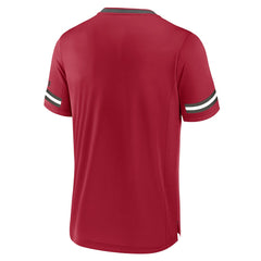 Fanatics Tampa Bay Buccaneers Stripe Stacking T-Shirt Red