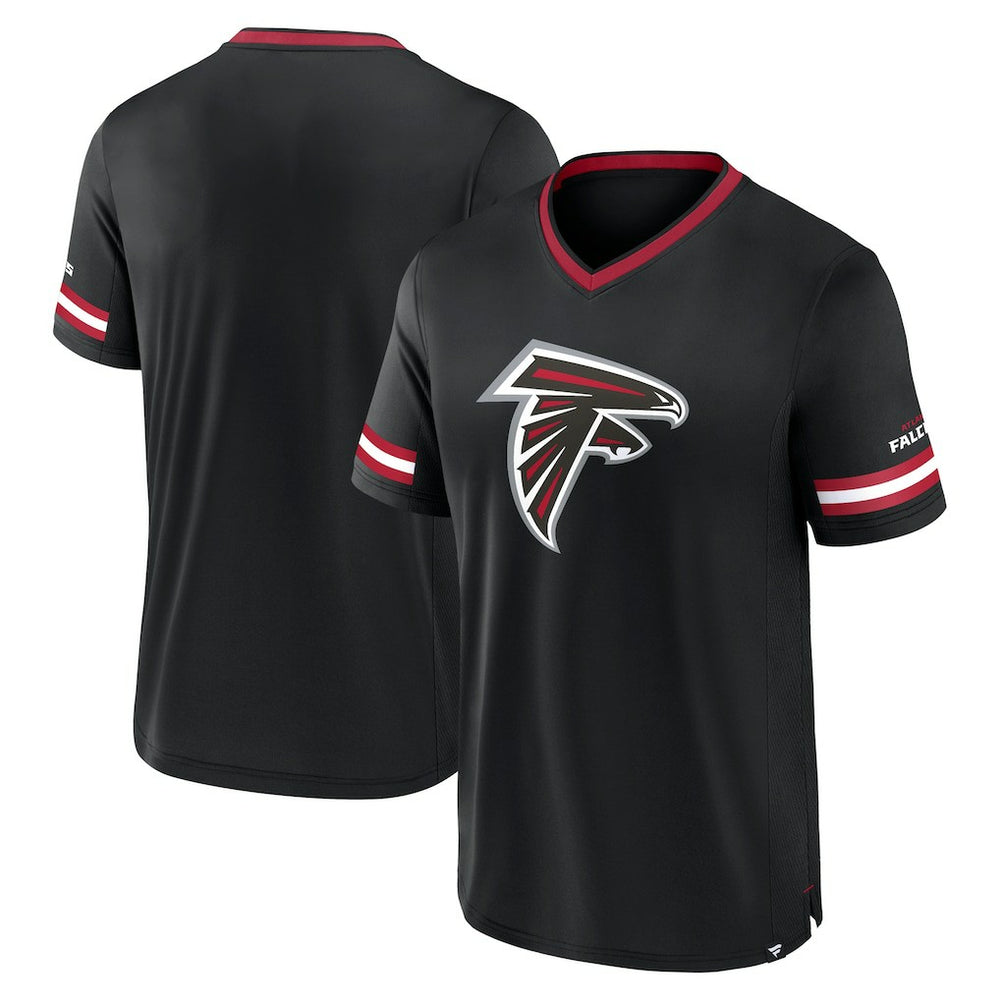 Fanatics Atlanta Falcons Stripe Stacking T-Shirt Black