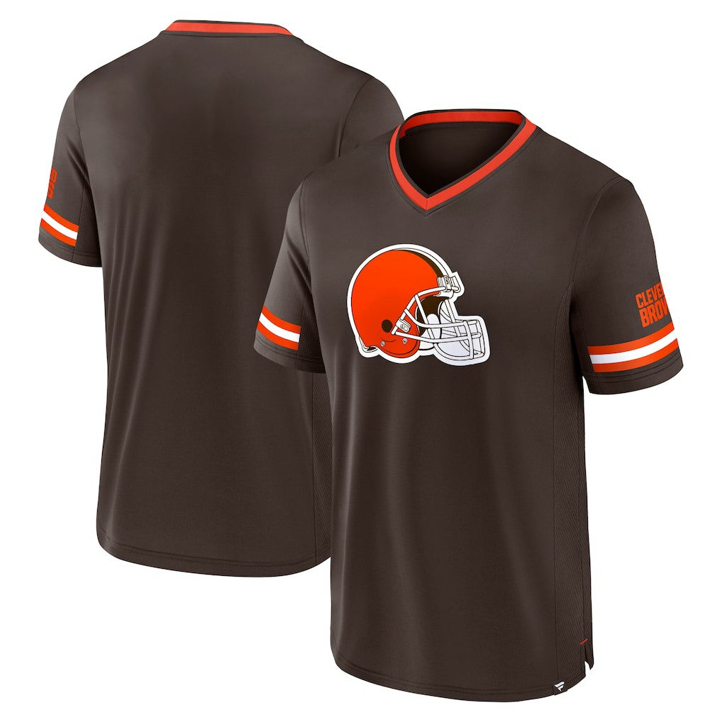 Fanatics Cleveland Browns Stripe Stacking T-Shirt Brown