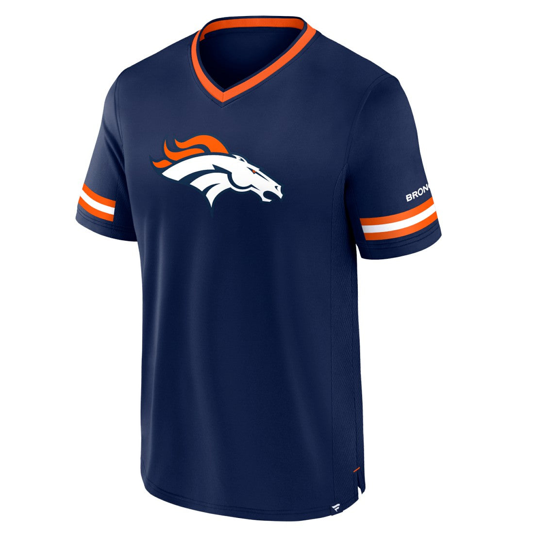Fanatics Denver Broncos Stripe Stacking T-Shirt Navy