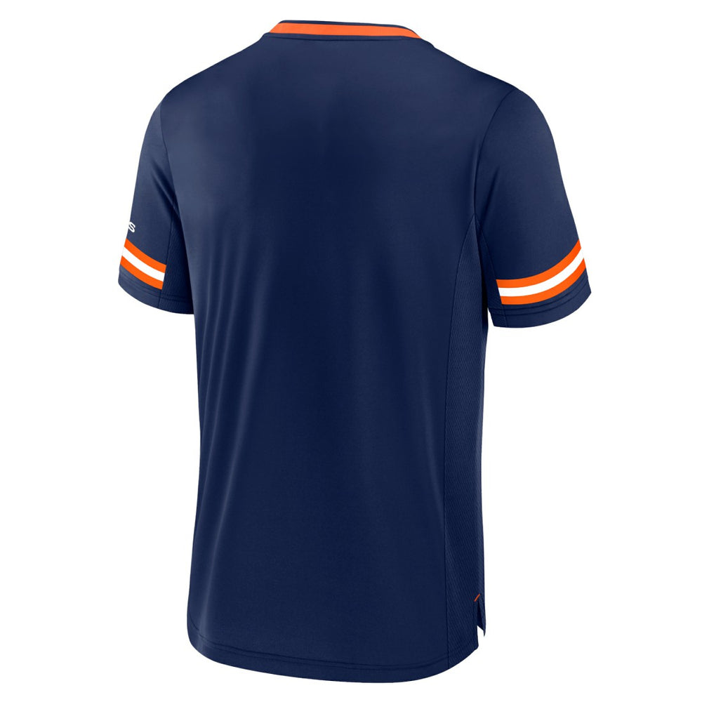 Fanatics Denver Broncos Stripe Stacking T-Shirt Navy