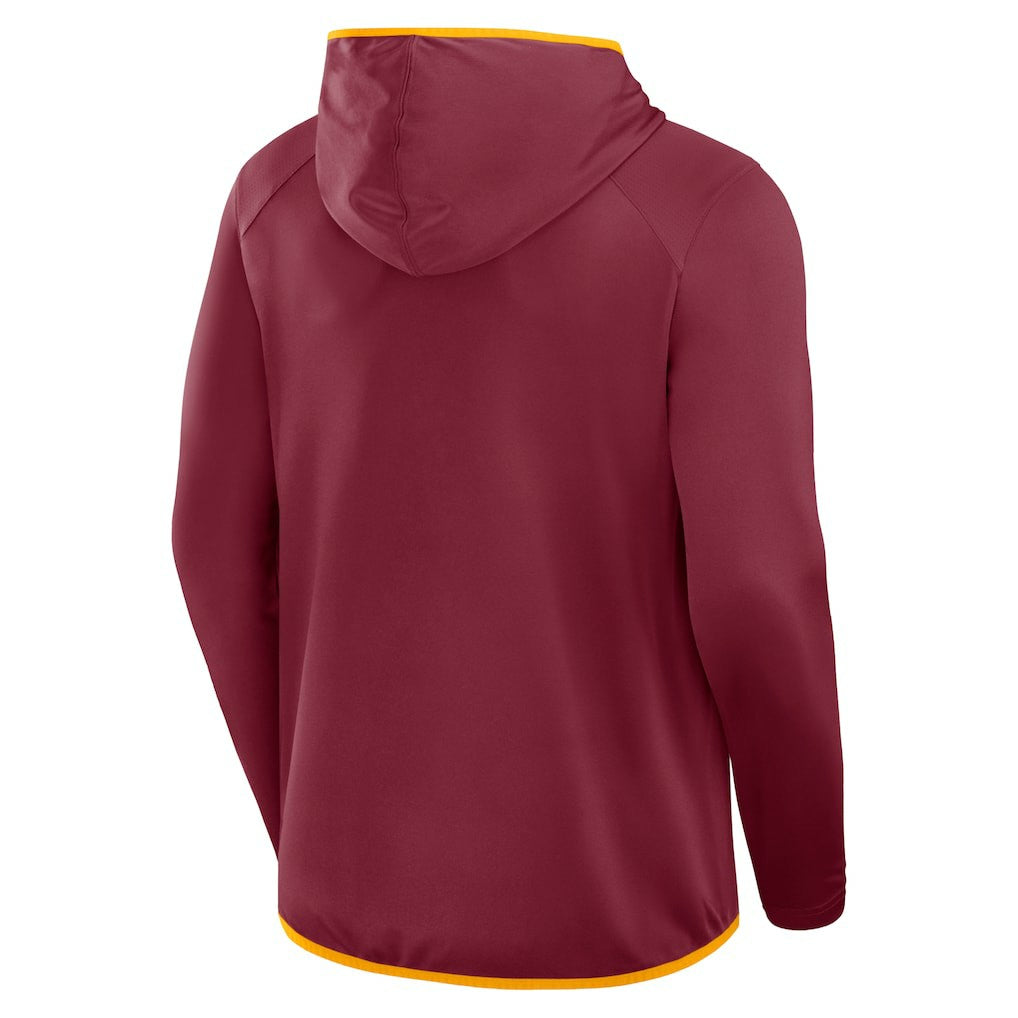 Fanatics Washington Commanders Transitional Defender Hoodie Long Sleeve T-Shirt Burgundy