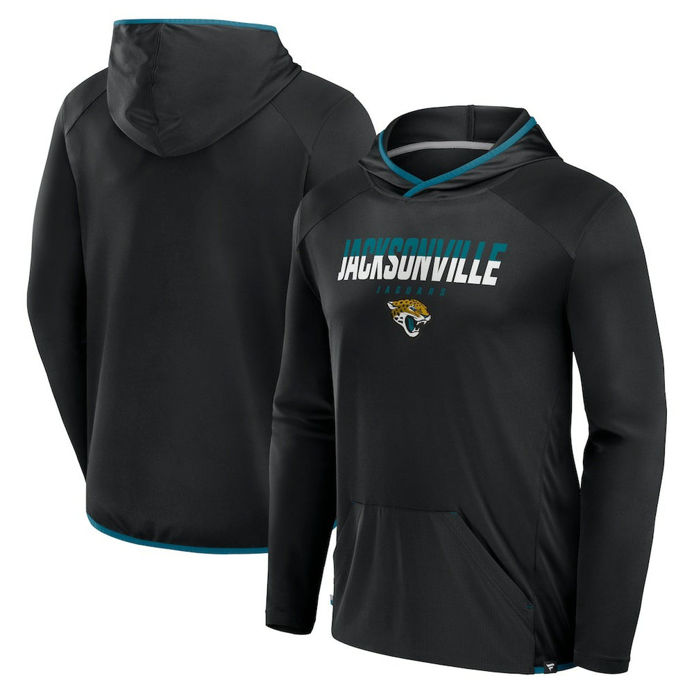 Fanatics Jacksonville Jaguars Transitional Defender Hoodie Long Sleeve T-Shirt Black