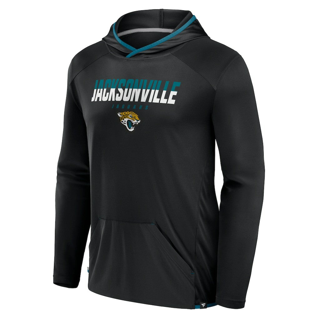 Fanatics Jacksonville Jaguars Transitional Defender Hoodie Long Sleeve T-Shirt Black