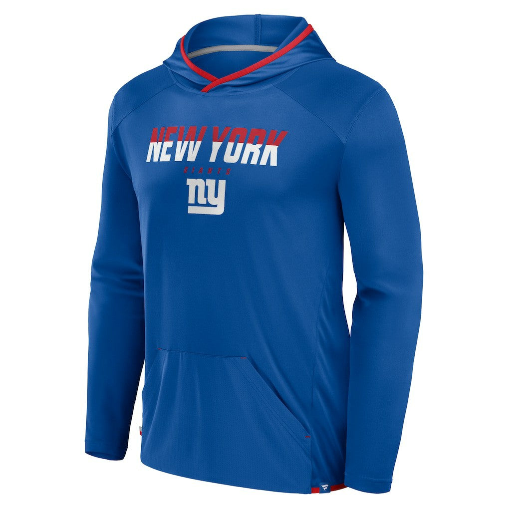 Fanatics New York Giants Transitional Defender Hoodie Long Sleeve T-Shirt Royal