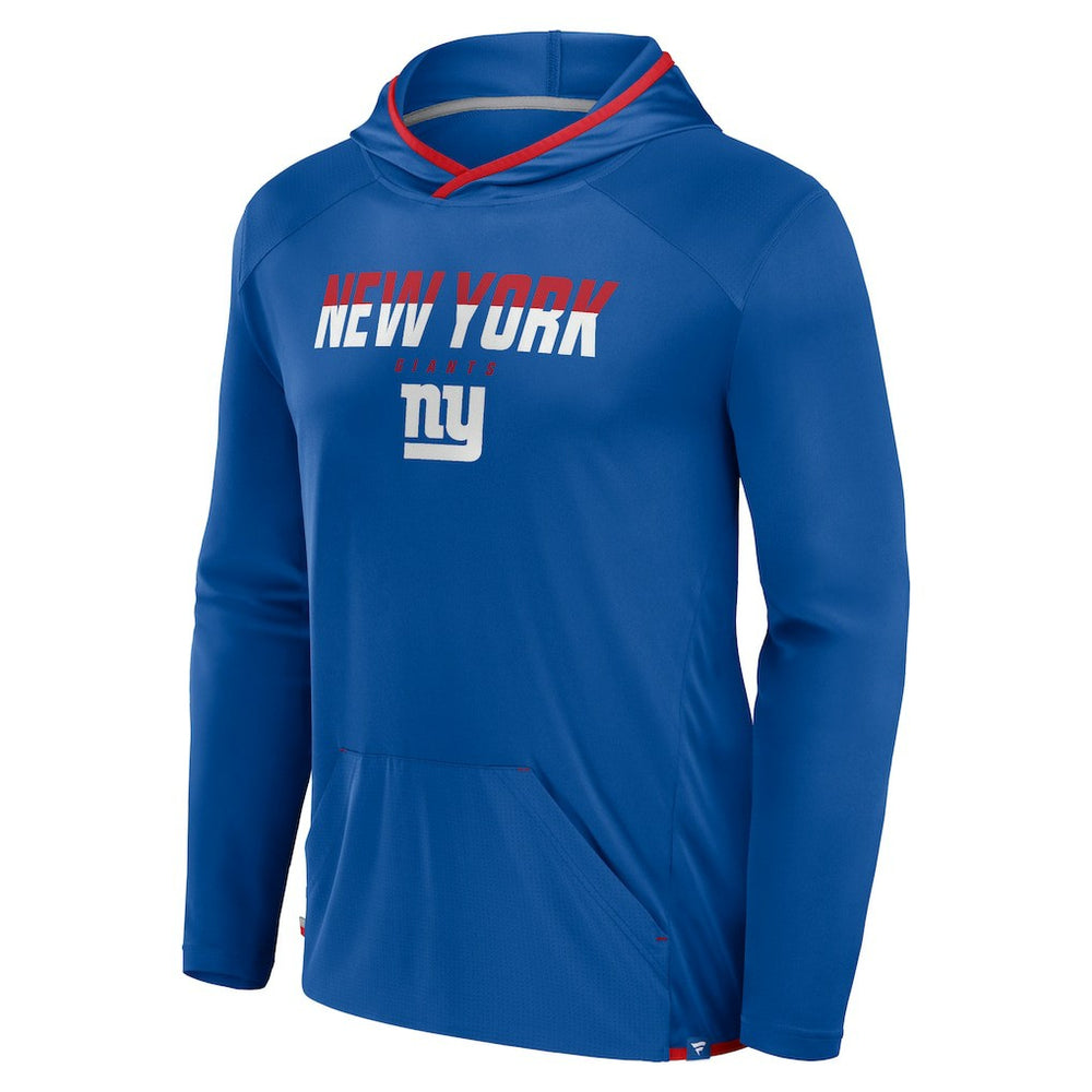 Fanatics New York Giants Transitional Defender Hoodie Long Sleeve T-Shirt Royal