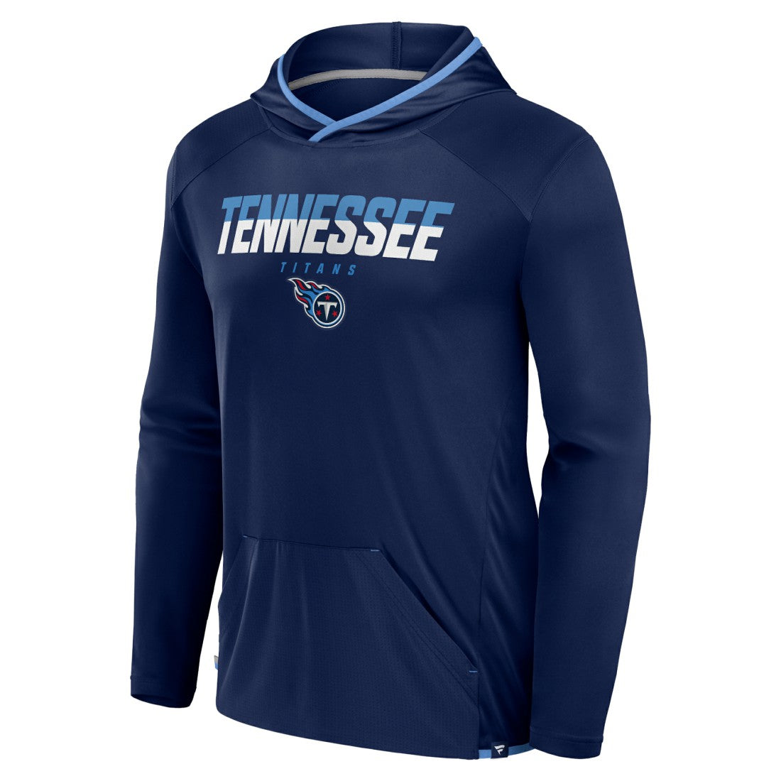 Fanatics Tennessee Titans Transitional Defender Hoodie Long Sleeve T-Shirt Navy