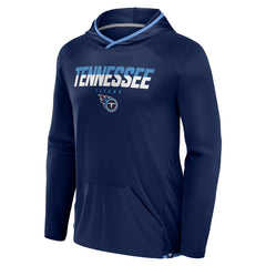 Fanatics Tennessee Titans Transitional Defender Hoodie Long Sleeve T-Shirt Navy