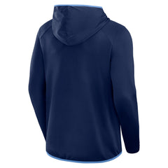 Fanatics Tennessee Titans Transitional Defender Hoodie Long Sleeve T-Shirt Navy