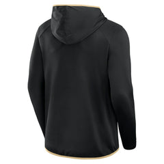 Fanatics New Orleans Saints Transitional Defender Hoodie Long Sleeve T-Shirt Black